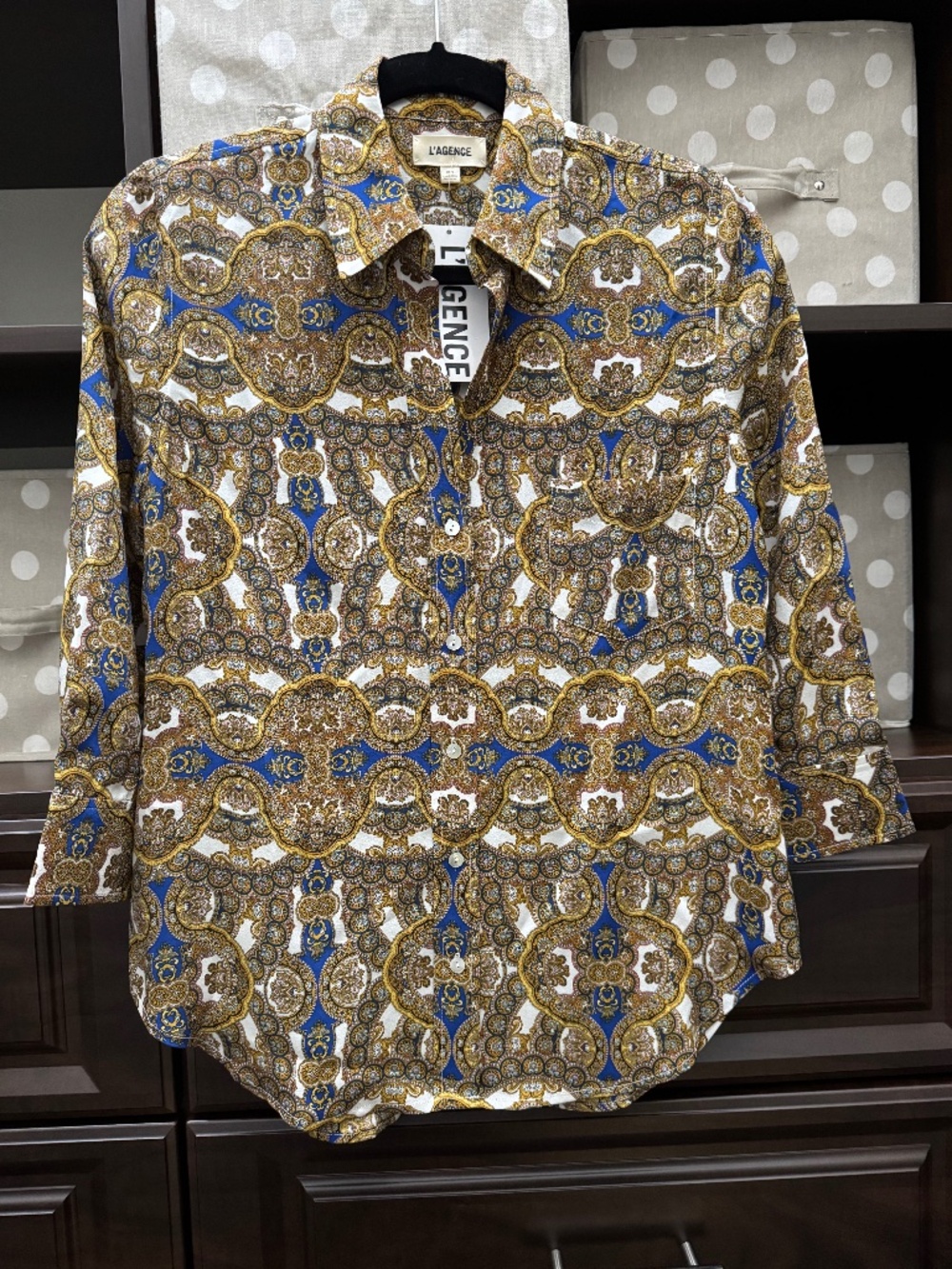 L'agence women's silk blouse